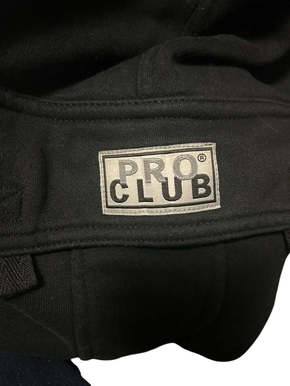 Pro Club Heavyweight Black Cargo Sweatpants 2XL